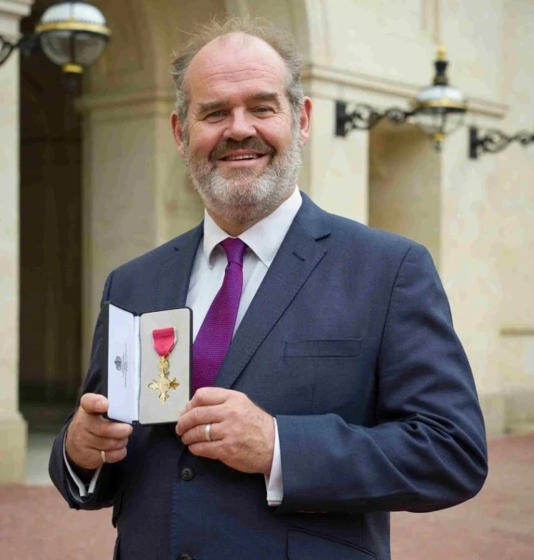 Ed Bracher Chief Executive Dogs For Good OBE Smiling Frontfacing